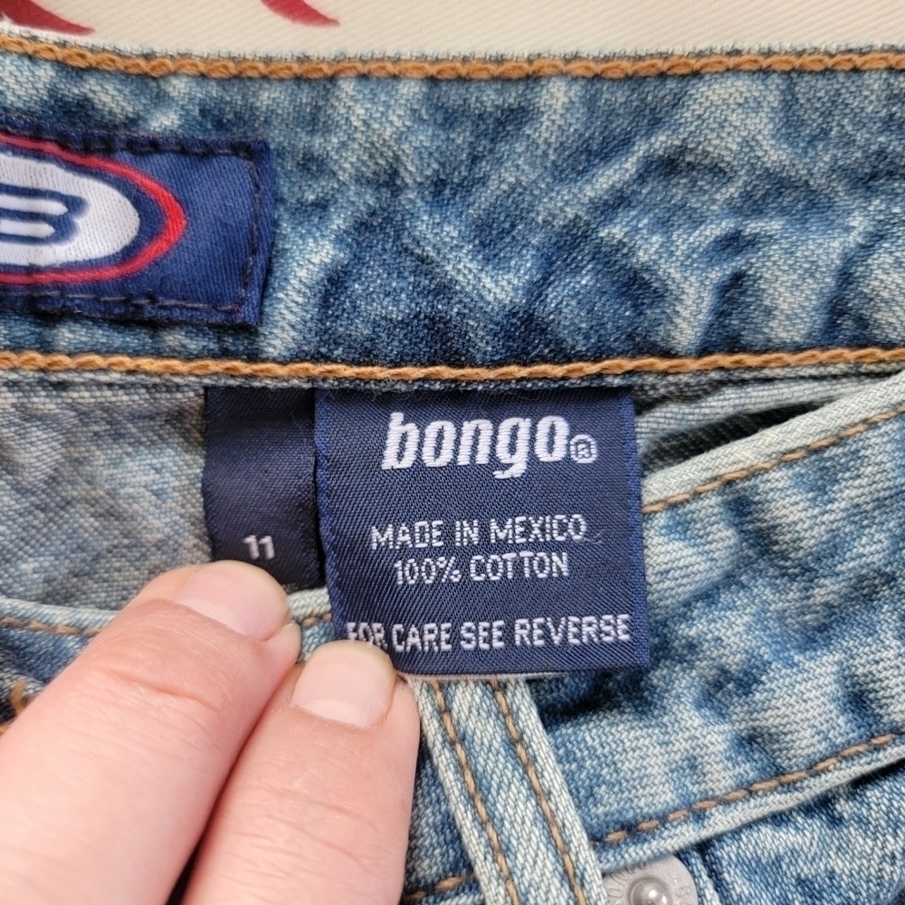 Vintage Bongo low rise button fly flare jeans - Picture 2 of 13